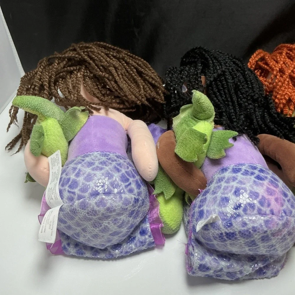 Lot of 3 The Petting Zoo Plush Rag Dolls Mermaid Zookeeper 16" Stuffed Toys - Picture 10 of 11